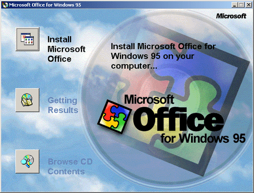 Microsoft Office Professional for Windows 95 on CD-ROM Word Excel PowerPoint - Picture 2 of 3