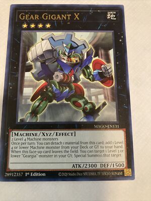Yu-Gi-Oh! TCG Gear Gigant X Maximum Gold MAGO-EN131 1st Edition Rare