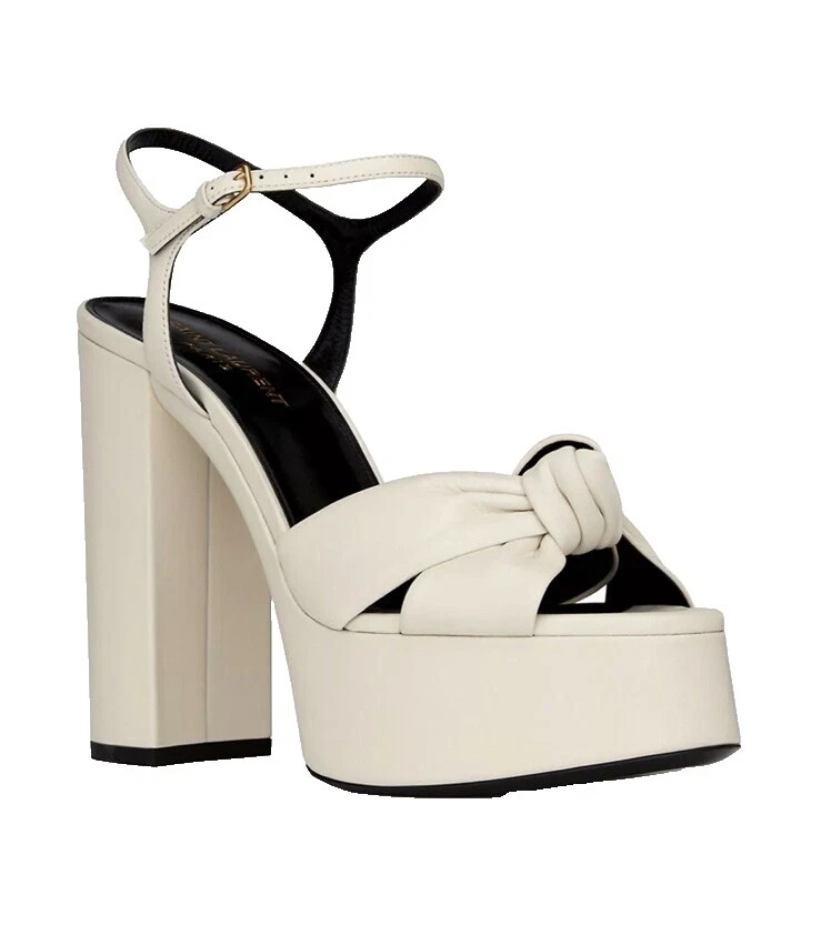 Tacones Saint Laurent Blanco