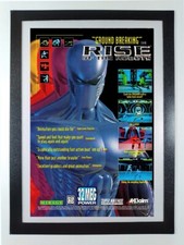 Zen Intergalactic Ninja Rise of the Robots SNES - Wizard Framed Original Ad Page