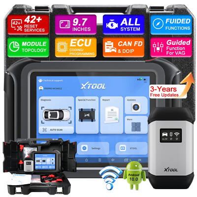 XTOOL D9S PRO OBD2 Diagnosegerät Programmierung der Steuergerätecodierung