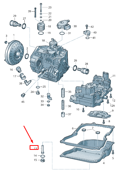 Tuyau d'huile neuf pour Skoda Superb MK2 3T 09G321363C d'origine