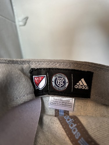 New York City Football Club MLS Soccer Adjustable Cap Hat Dark Blue Gray - Picture 7 of 7