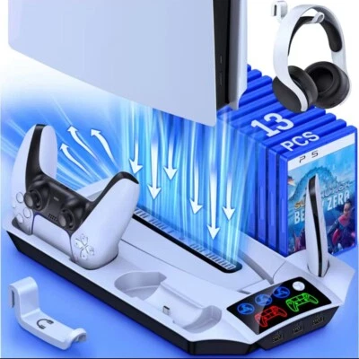 Playstation 5 Base raffreddamento stazione ricarica controller joypad PS5