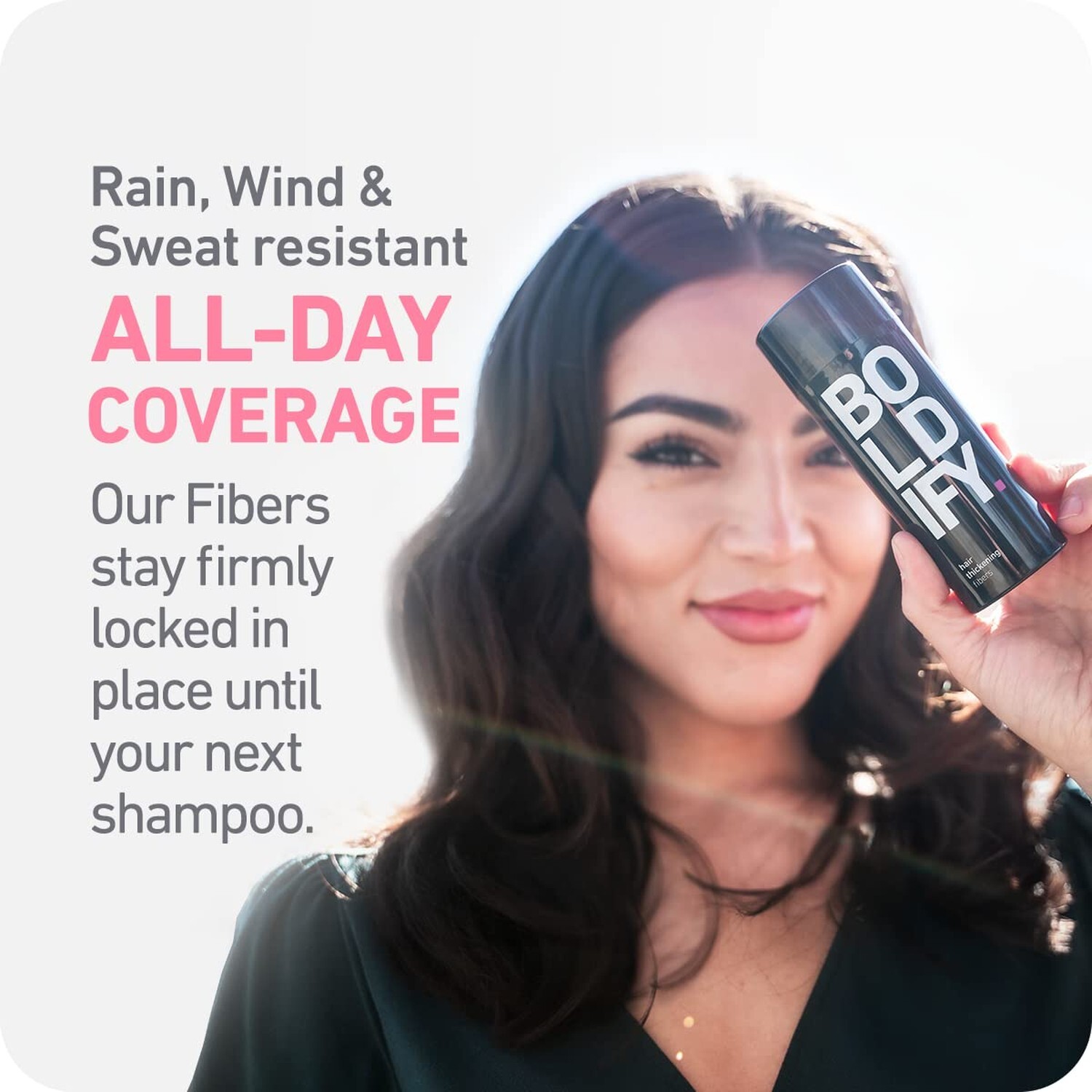 BOLDIFY Hair Fibers for Thinning Hair (MEDIUM BROWN) Undetectable