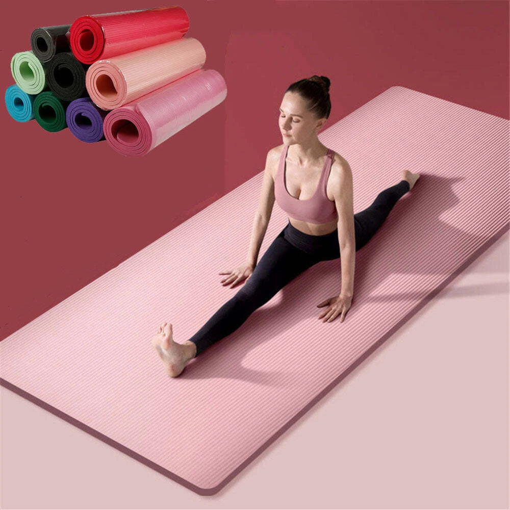 Prada Black Logo Yoga Mat