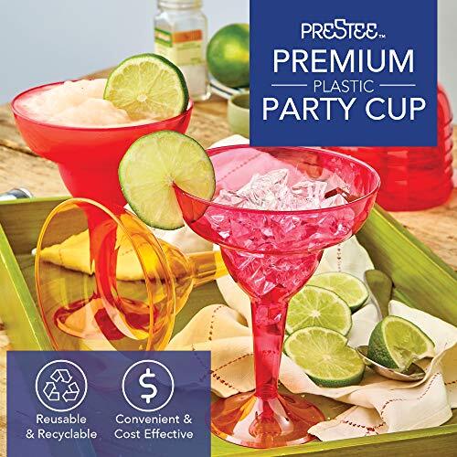 Ywmigl 12 Pcs Plastic Margarita Glasses 12 Oz Margarita Cups Mexican Theme Party Decorations Martini Glasses Bulk Cocktail Glass For Wedding Mexican Theme Carnivals - View #8