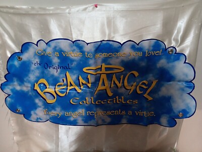 Bean Angel Collectibles Lot Of 24 Dolls (1) Banner (20)gift Bags (1) Cerificate