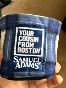 New In package Samuel Adams Beer Coozie Koozie Great Insulation MINT low price!