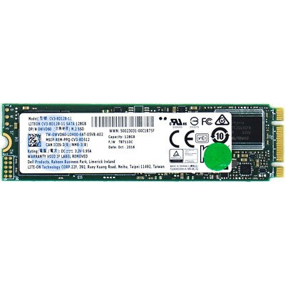 Original brandneu Liteon 128GB PCIe M.2 Solid State Drive Teilenr.: WVD60