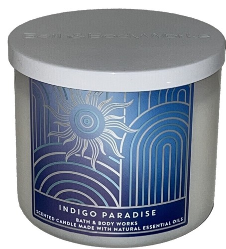 Bath Body Works Candle OCEAN MIST & CITRUS Scented 3-wick Jars x2