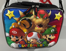 Super Mario Bros Insulated Lunch Bag -BRAND NEW Luigi Toad Bowser