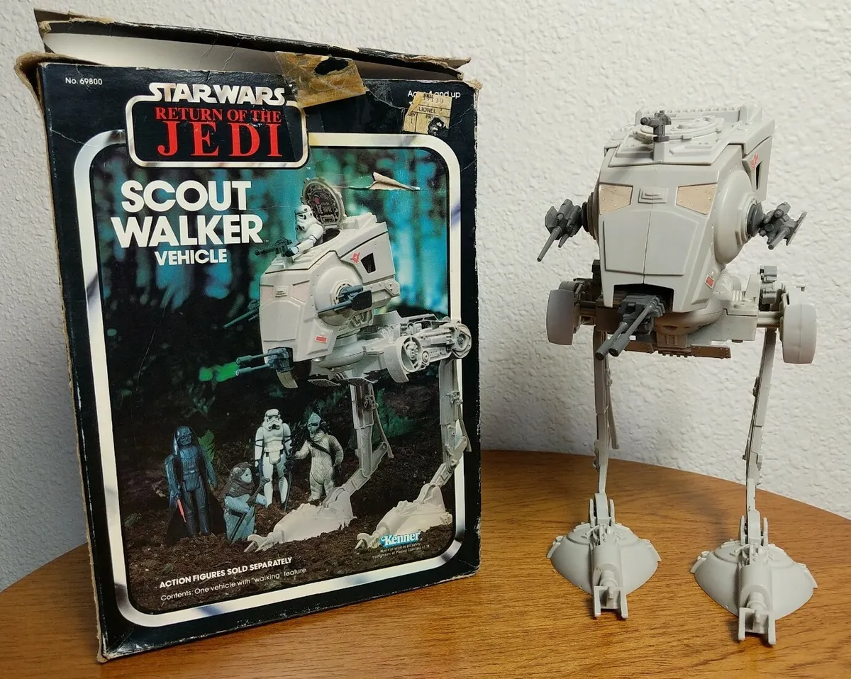 VINTAGE STAR WARS ~ Return of the Jedi Scout Walker AT-ST Kenner 1983