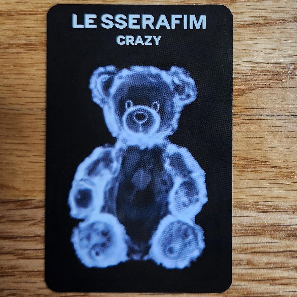 Logo Aladin POB Photocard Le Sserafim 4th Mini Album Crazy Weverse