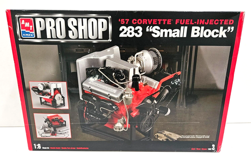 1/6 AMT PRO SHOP 57 CORVETTE FUEL-INJECTED 283 SMALL BLOCK ENGINE #8337 NEW HEMI