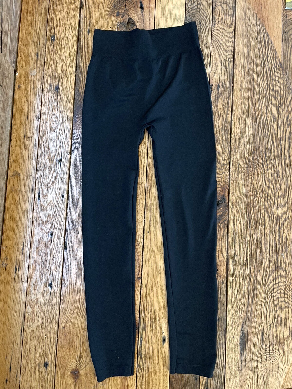 Yelete Solid Black Seamless High Waisted Leggings… - image 1