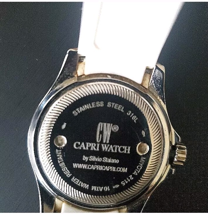 CAPRI WATCH カプリウォッチ OS21-10 316L　メンズ　白 CAPRI WATCH カプリウォッチ OS21-10 316L メンズ 白