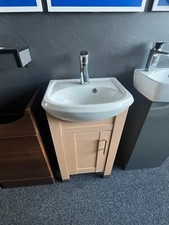 Oak Floorstanding Bathroom Vanity Set- EX DISPLAY
