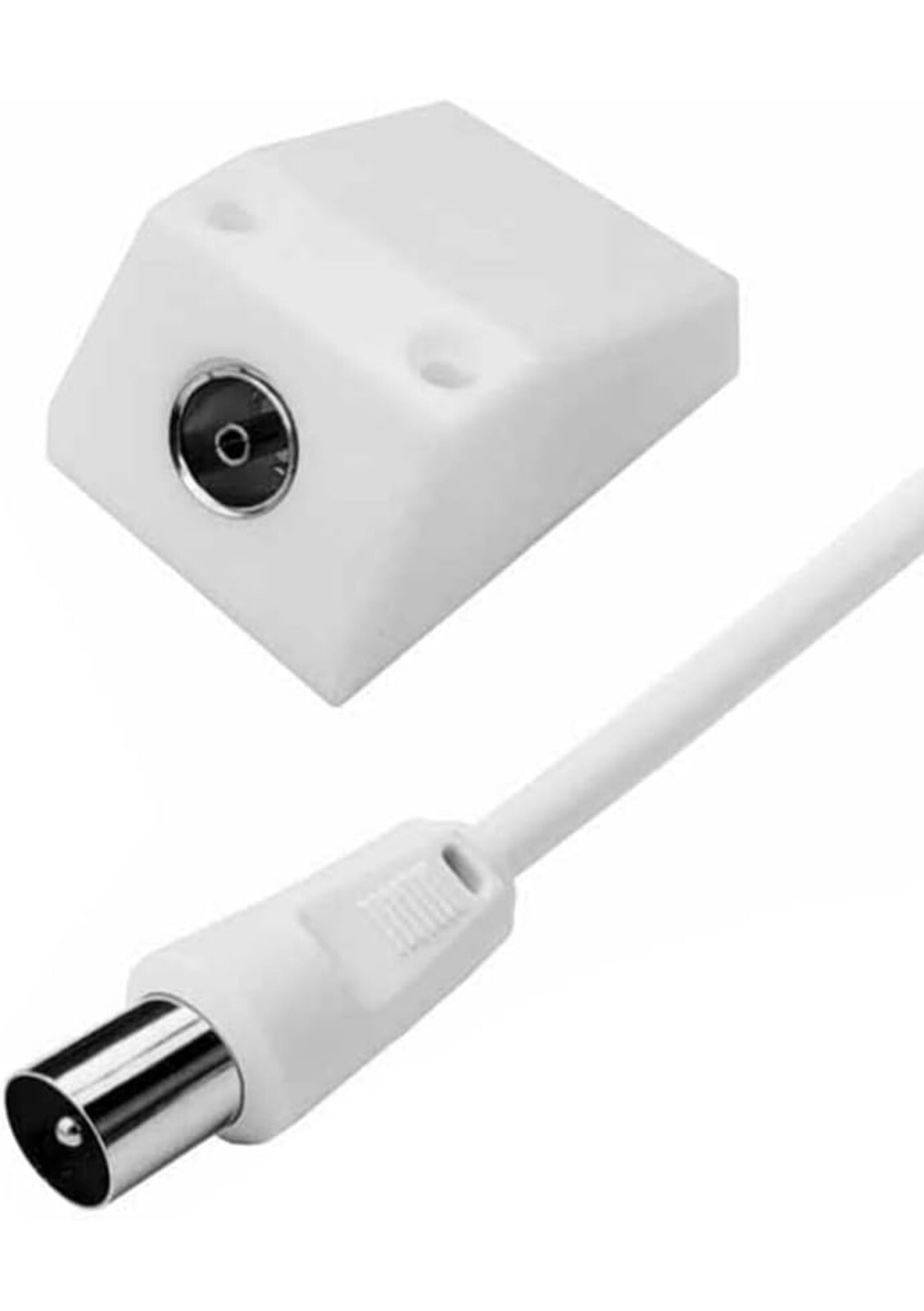 15M TV AERIAL COAXIAL CABLE EXTENSION KIT FREE VIEW CABLE PLUGS COAX