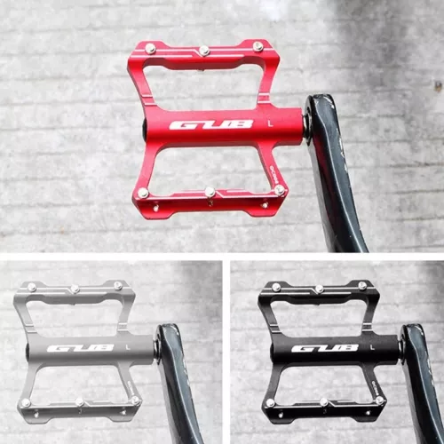 GUB Ultralight Alloy Bicycle Pedals CNC Sealed Bearing Flat Platform Antiskid - Picture 2 of 16