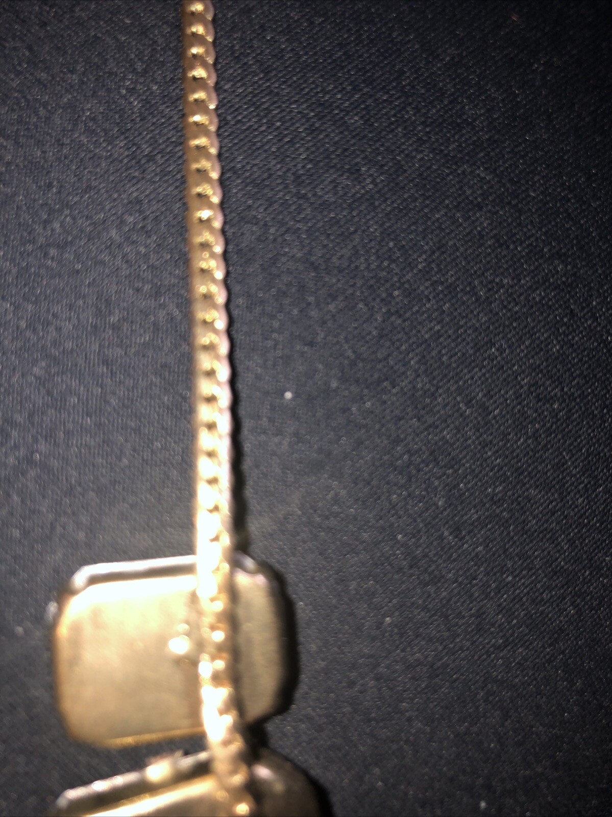 Beautiful Statement Necklace Rectangle Clear Rhin… - image 11