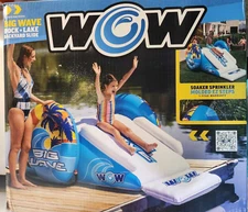 Wow Big Wave Dock Lake Backyard Slide Inflatable Summer Water Play
