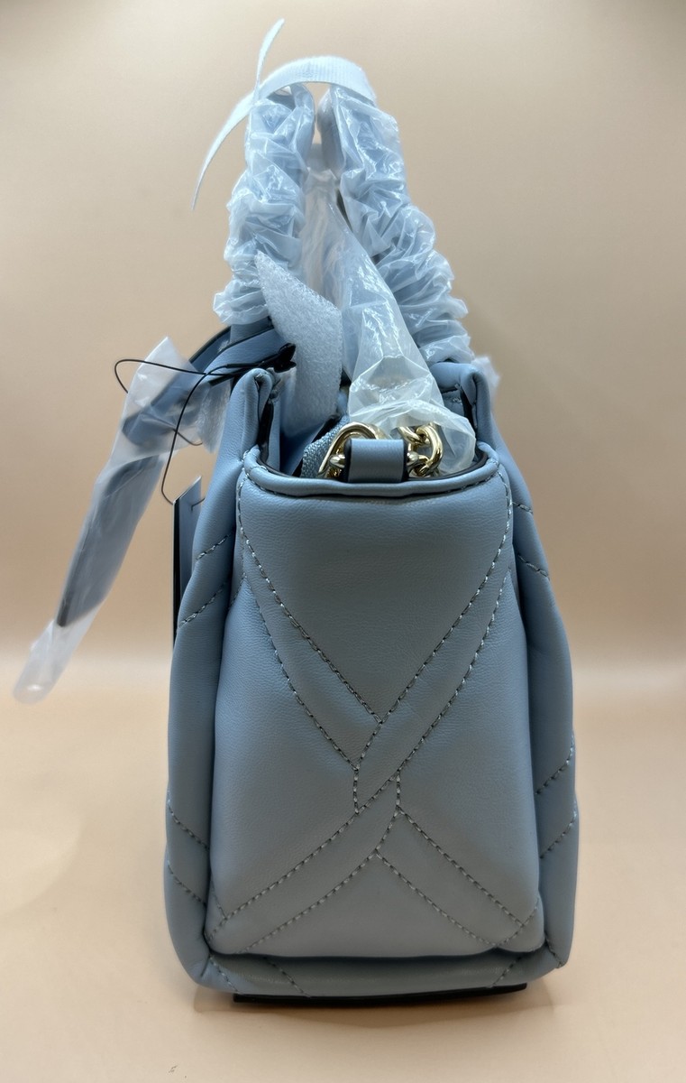 Nine West Womens April Mini Satchel Crossbody Bag Sky New With