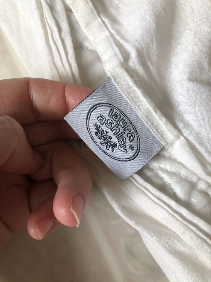 Laura Ashley White Quilted White Standard Pillow Sham - Image 4 of 4