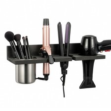 Hair Dryer Holder Hairdryer Station Rack for Storaging Straightener Wall Mounted