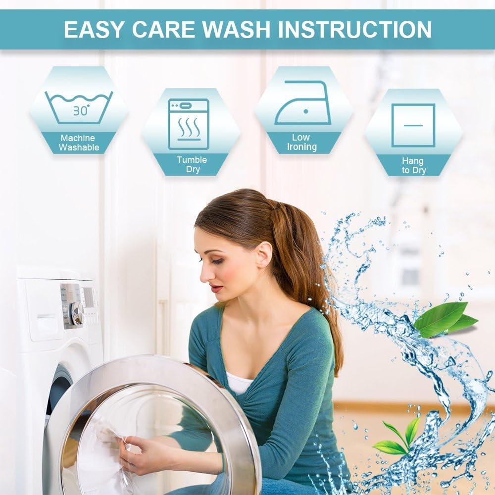 RYB HOME Short Curtains for Small Window, Room Darkening Rustic Boho Window