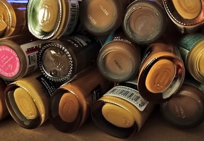 Variety Lot 25 Foundation CoverGirl Maybelline Almay Revlon Tawny Caramel Deep