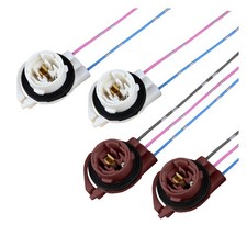 4PCS 3156 3157 Pre-Wired Harness Sockets Car LED Bulb Pigtail Connectors fo