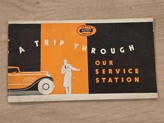 1932 United Motors Service A Trip Through Our Service Station EPHEMERA