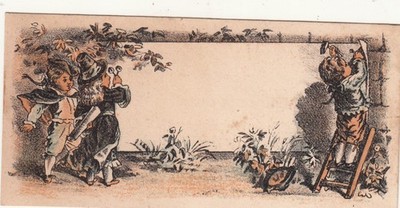 Grinnell's Dramatic Co E Bryon Dunshee My Wife Trick Donkey Vict Card c1880s