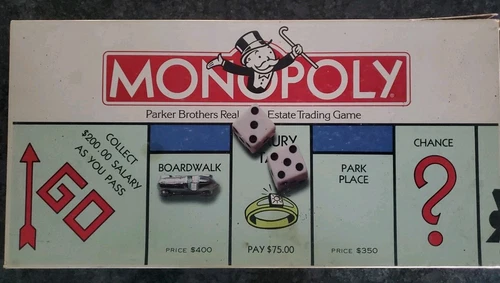 Vintage 1985 MONOPOLY Classic Board Game Parker Brothers COMPLETE 0009