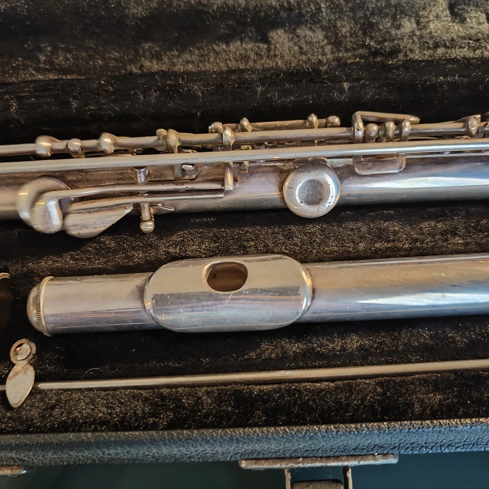 Flauta Haynes 1969 - Schwelm Co 372871 - enchapada Foto 3 de 4