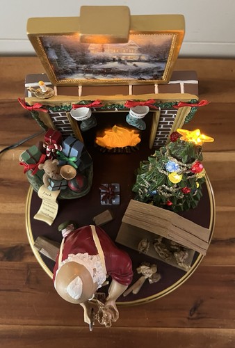 Bradford Exchange Thomas Kinkade "Il vero significato del Natale" storia di luci - Foto 8 di 13