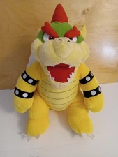 Build a Bear BOWSER King Koopa With Sound Nintendo SUPER MARIO Bros Plush 15"
