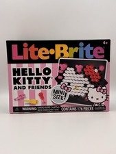 New Lite-Brite Hello Kitty  Friends Mini Size Kuromi Melody 4 Templates 176 pcs