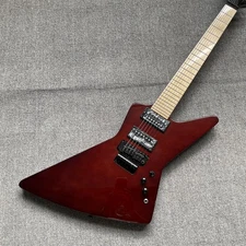 Electric Guitar 7 String Purple Solid Body Maple Fretboard Mahogany Body