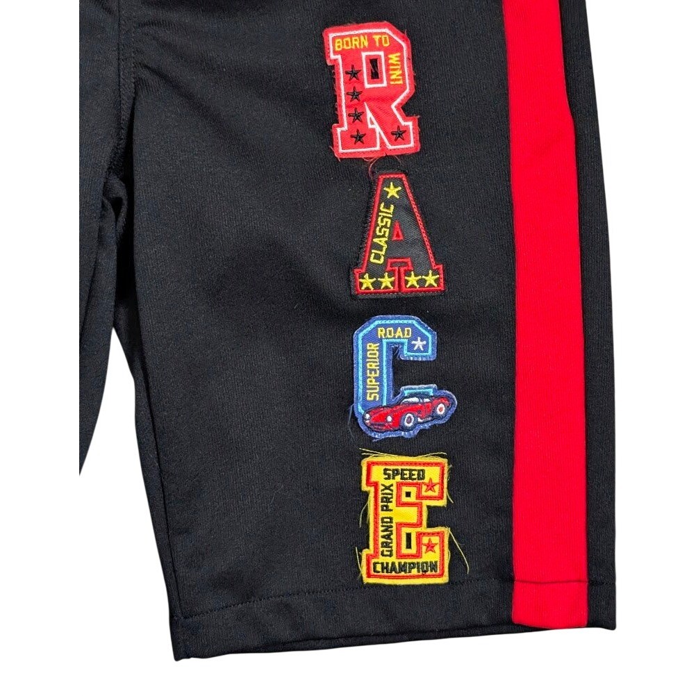 Racing Patch Performance Shorts Men Medium Y2K St… - image 3