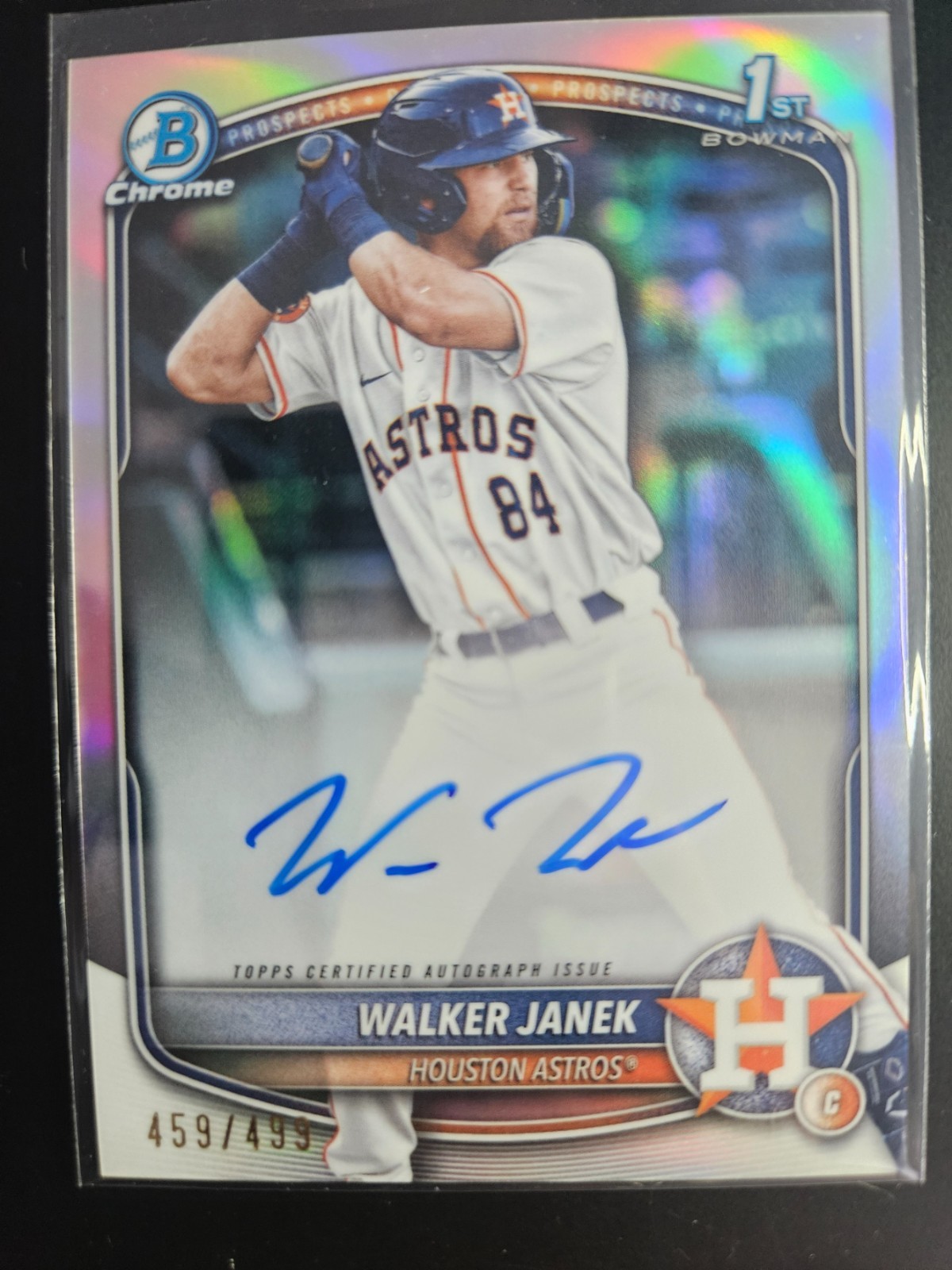 2025 Bowman Chrome - #CPA-WJA Walker Janek Auto Refractor 459/499 (AUTO, SER)!!!