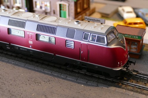 Roco 69933  Platin / für Märklin AC,  DB220 001-2 , OVP, ESU, digital, Sound | Zustand: Gebraucht