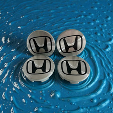 4pcs Wheel Center Caps Silver Chrome Rim Logo 69mm 2.75 For Honda Accord Civic