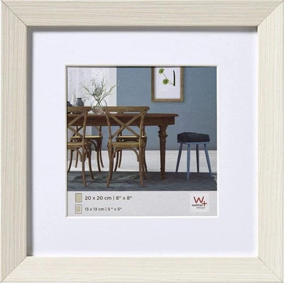 EF220W Fiorito Holzrahmen 20x20 cm, weiß - Bild 1 von 4