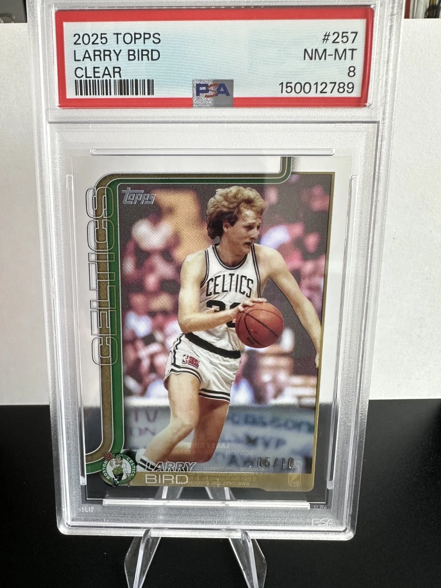 Topps Larry Bird 8 Graded Basketball Sports Trading Cards