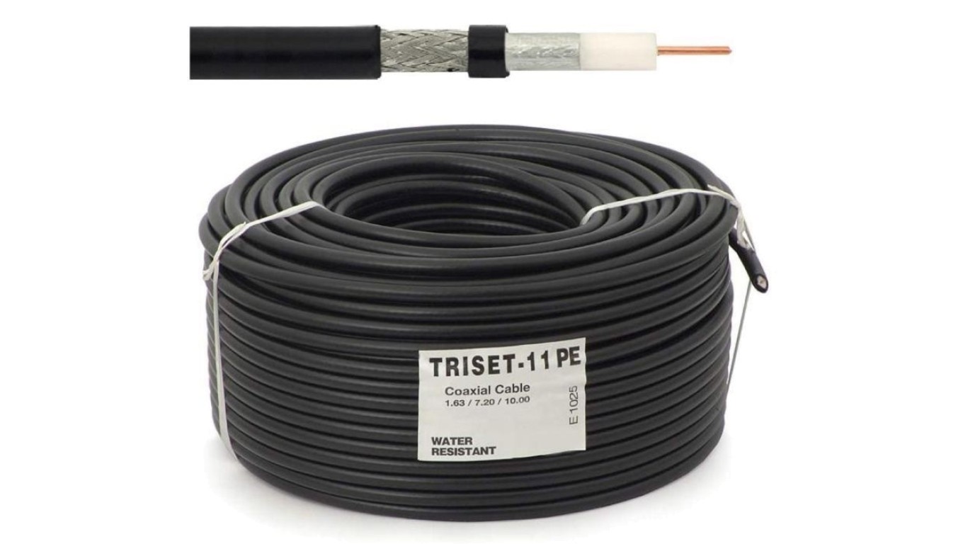 5907634599212 Przewd koncentryczny elowany 75ohm TRISET-11 PE 16372102 Cu 104090₽