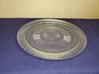 Vintage Anchor Hocking Queen Mary Clear Serving Platter 12" Discontinued