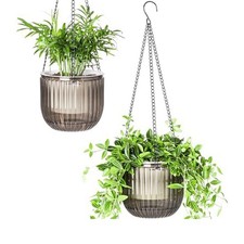 Stylish Self Watering Flowerpot Perfect for Novice Gardeners and Decor