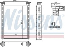 Heizung Kühlrippen gelötet 707214 NISSENS für ALFA ROMEO GIULIETTA